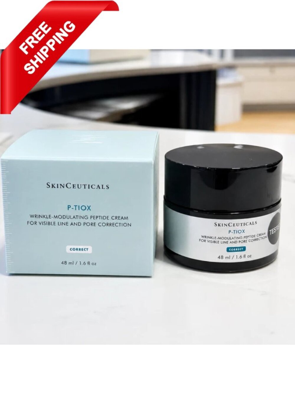 P-TIOX Wrinkle Modulating Peptide Cream (Line & Pore) SkinCeuticals 1.6oz / 48ml